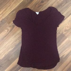 Scoop neck tee